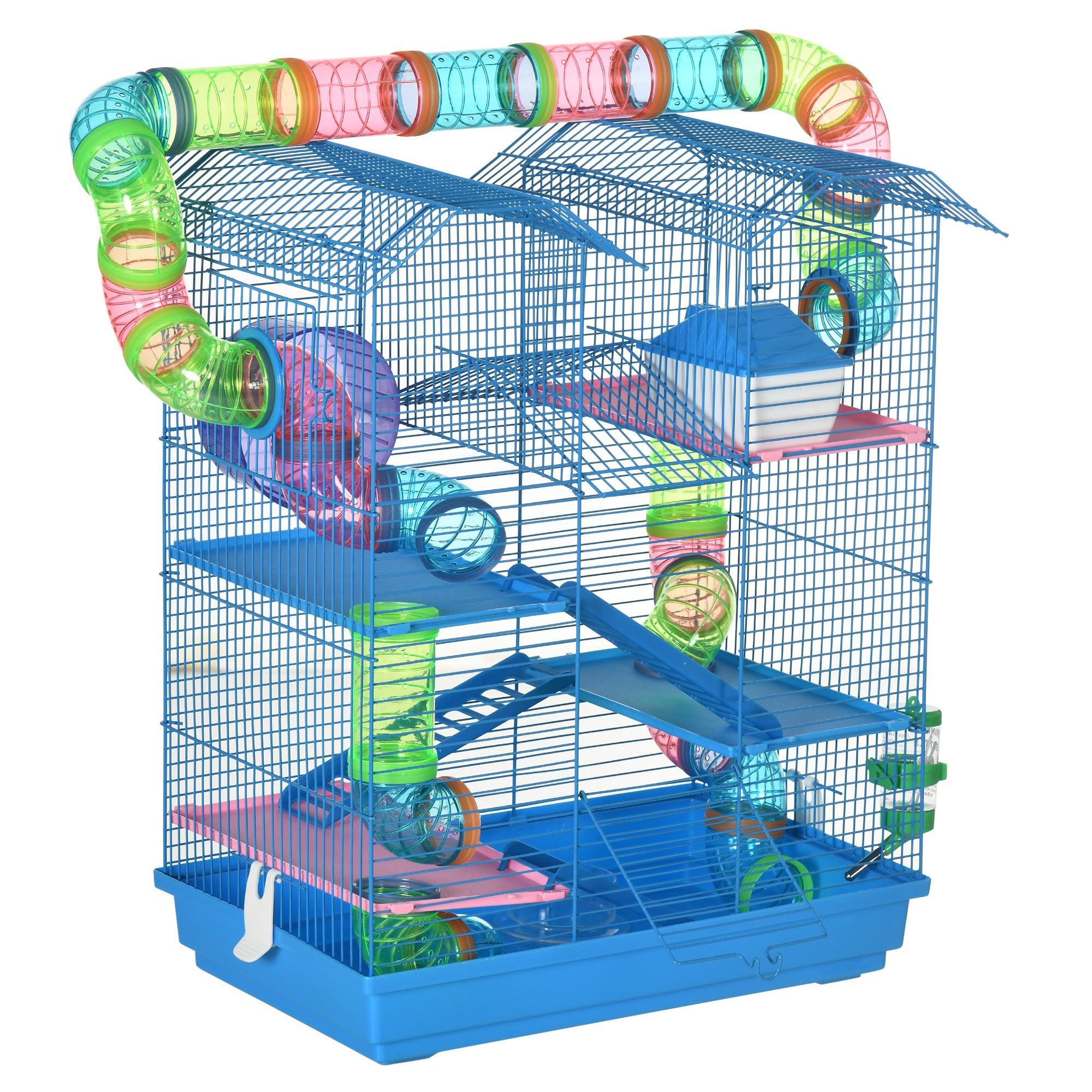 Hamster Cage, 5 Tier Carrier Habitat from MotivePets for pet comfort, care and everyday use