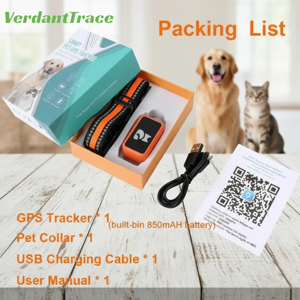 4G GPS Pet Tracker Collar - IP67 Waterproof, Real-Time Tracking & Geofencing from MotivePets for pet comfort, care and everyday use