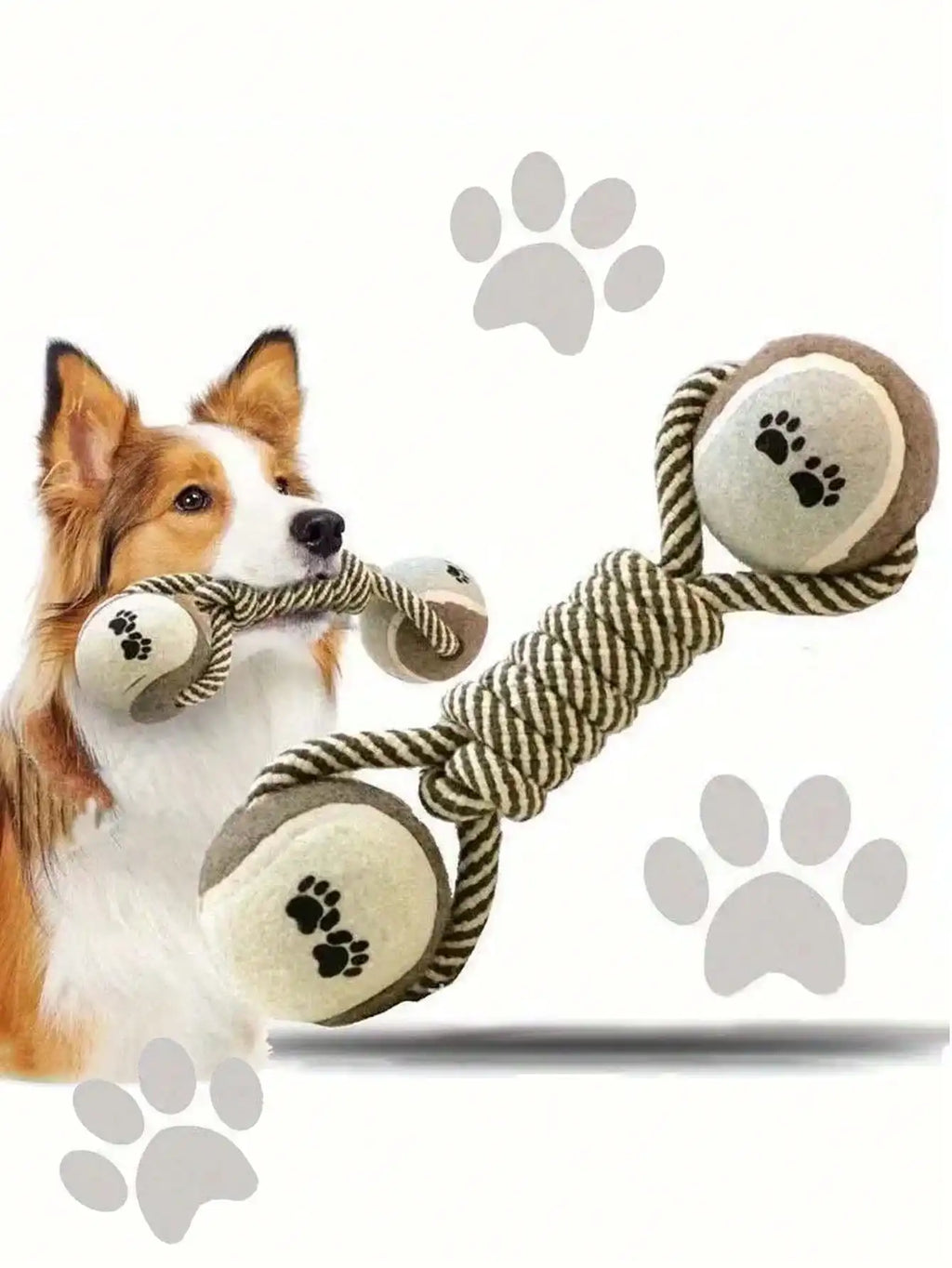Teeth Cleaning Pet Toy - Durable Linen Chew Rope for Dogs & Cats from MotivePets for pet comfort, care and everyday use