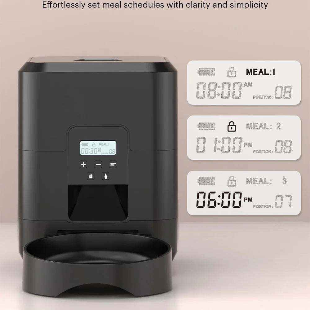 Smart Automatic Pet Feeder - WiFi & Button Control, Portion Control for Cats & Dogs from MotivePets for pet comfort, care and everyday use