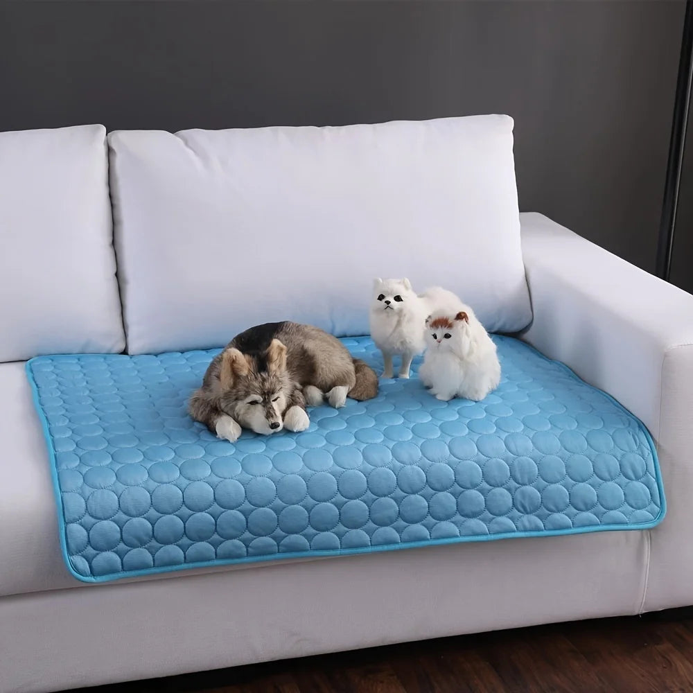 Self-Cooling Pet Mat - Pressure-Activated Cooling Pad for Dogs & Cats, 6 Sizes from MotivePets for pet comfort, care and everyday use