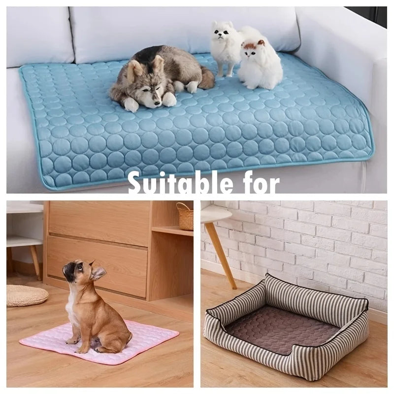 Self-Cooling Pet Mat - Pressure-Activated Cooling Pad for Dogs & Cats, 6 Sizes from MotivePets for pet comfort, care and everyday use
