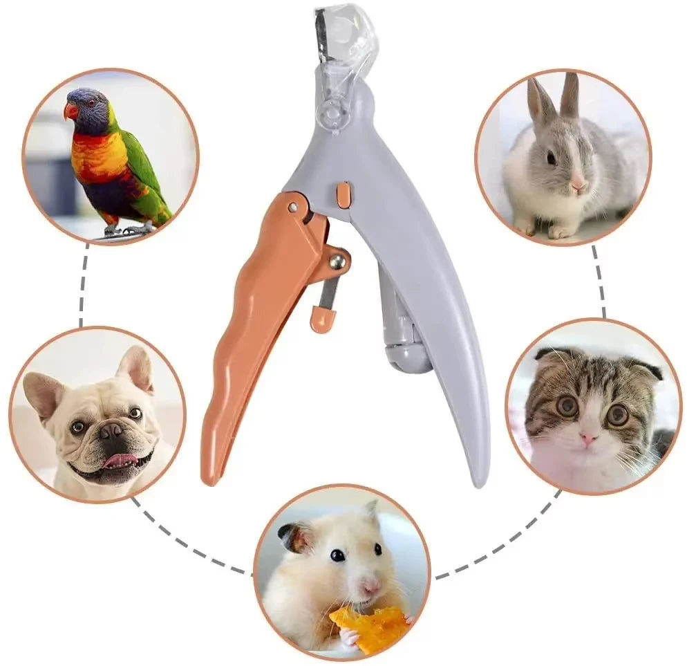 Dual-Sided Pet Nail Clippers - LED Light & 5x Magnification for Cats & Dogs from MotivePets for pet comfort, care and everyday use