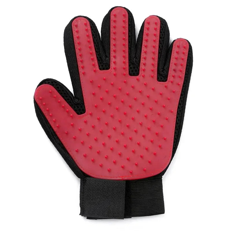 Silicone Pet Grooming Gloves - Gentle Massage, Hair Removal for Cats & Dogs from MotivePets for pet comfort, care and everyday use