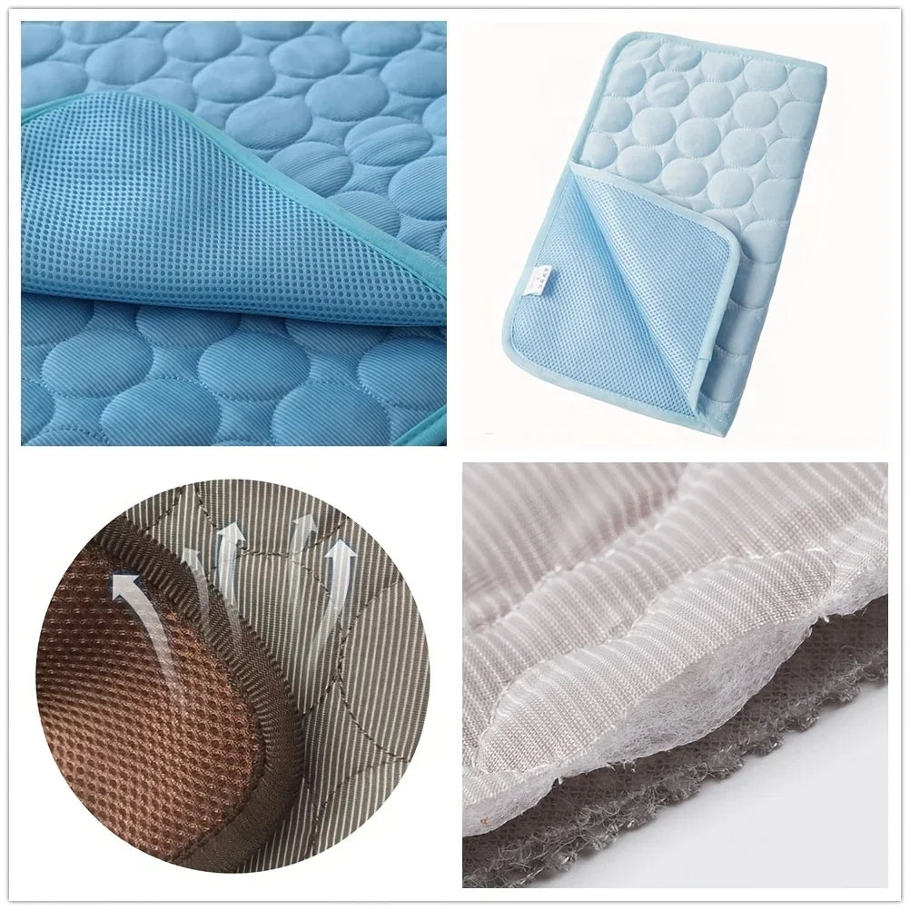 Self-Cooling Pet Mat - Pressure-Activated Cooling Pad for Dogs & Cats, 6 Sizes from MotivePets for pet comfort, care and everyday use