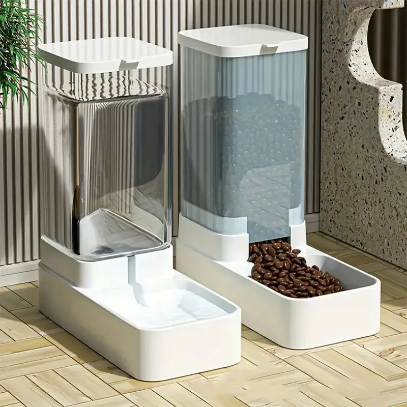 Gravity Pet Feeder & Water Dispenser Set - 3.8L | For Cats & Dogs from MotivePets for pet comfort, care and everyday use