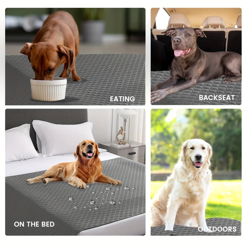 Waterproof Pet Blanket & Bed Cover - Non-Slip PU Mat for Sofa, Car & Furniture, 7 Sizes from MotivePets for pet comfort, care and everyday use
