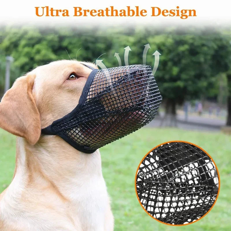 Anti-Lick & Anti-Bite Dog Muzzle - Breathable, Adjustable, Sizes S–L from MotivePets for pet comfort, care and everyday use