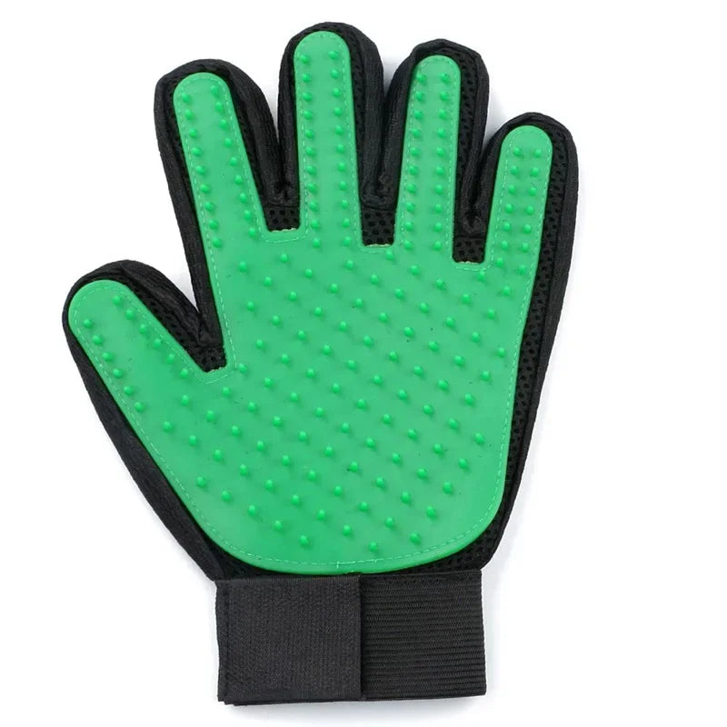 Silicone Pet Grooming Gloves - Gentle Massage, Hair Removal for Cats & Dogs from MotivePets for pet comfort, care and everyday use