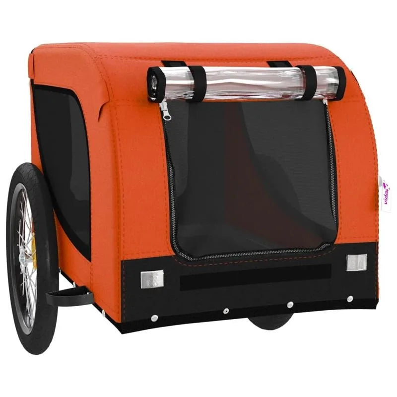 Foldable Pet Bike Trailer - Iron Frame, Oxford Cloth, for Dogs & Cats from MotivePets for pet comfort, care and everyday use