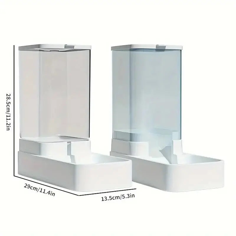 Gravity Pet Feeder & Water Dispenser Set - 3.8L | For Cats & Dogs from MotivePets for pet comfort, care and everyday use