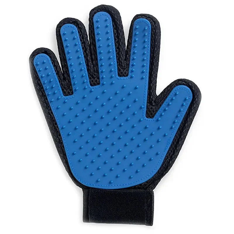 Silicone Pet Grooming Gloves - Gentle Massage, Hair Removal for Cats & Dogs from MotivePets for pet comfort, care and everyday use