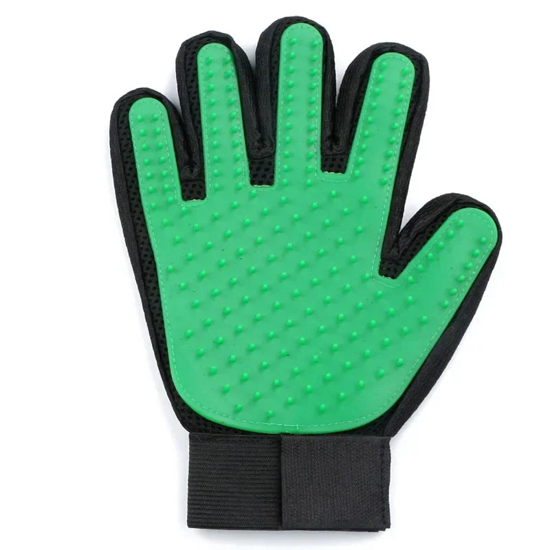 Silicone Pet Grooming Gloves - Gentle Massage, Hair Removal for Cats & Dogs from MotivePets for pet comfort, care and everyday use