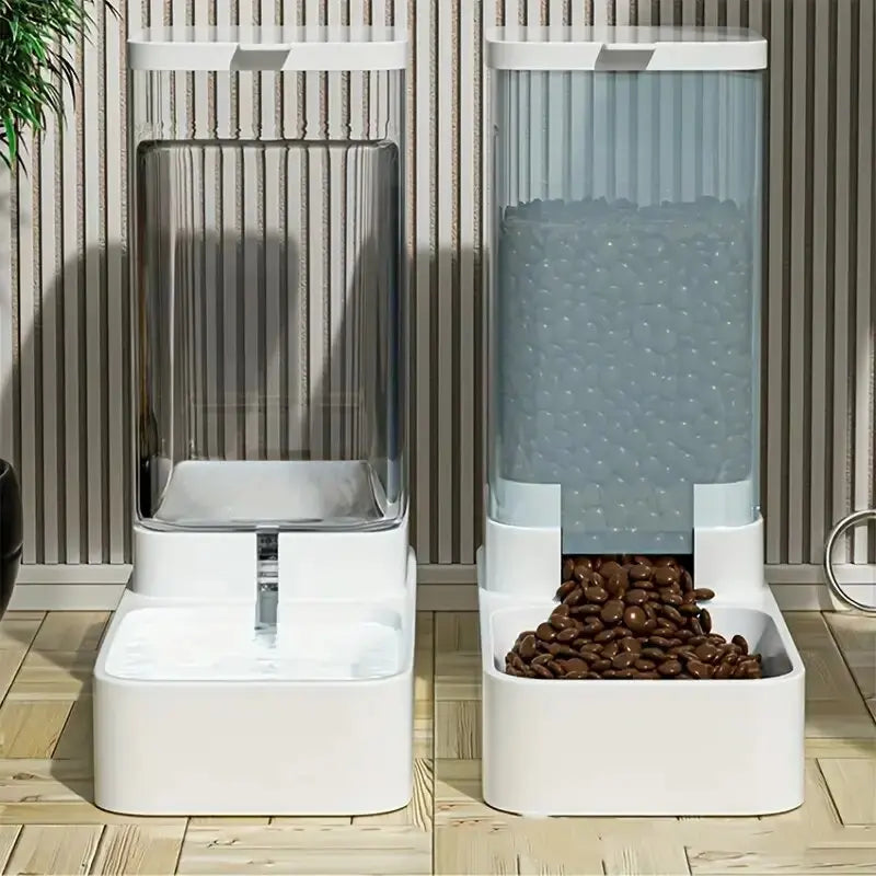 Gravity Pet Feeder & Water Dispenser Set - 3.8L | For Cats & Dogs from MotivePets for pet comfort, care and everyday use