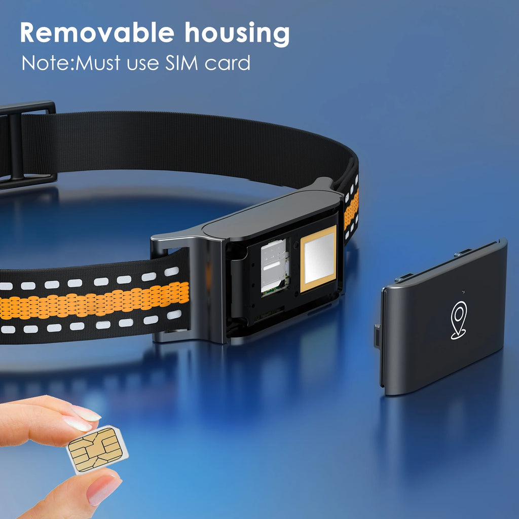 4G GPS Pet Tracker Collar - IP67 Waterproof, Real-Time Tracking & Geofencing from MotivePets for pet comfort, care and everyday use