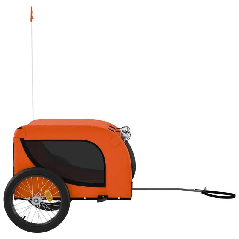 Foldable Pet Bike Trailer - Iron Frame, Oxford Cloth, for Dogs & Cats from MotivePets for pet comfort, care and everyday use