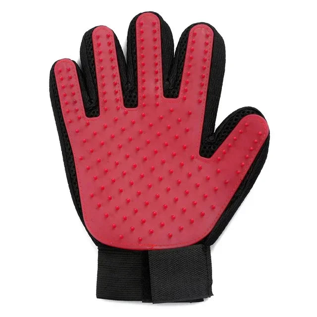 Silicone Pet Grooming Gloves - Gentle Massage, Hair Removal for Cats & Dogs from MotivePets for pet comfort, care and everyday use
