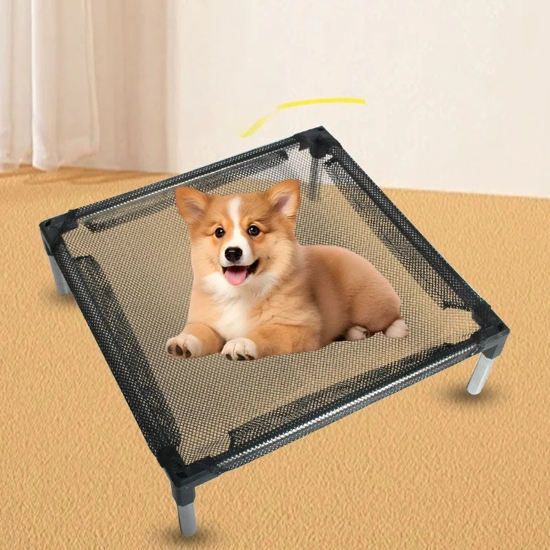 Cooling Elevated Dog Bed - Raised Mesh Cot for Indoor & Outdoor Use from MotivePets for pet comfort, care and everyday use
