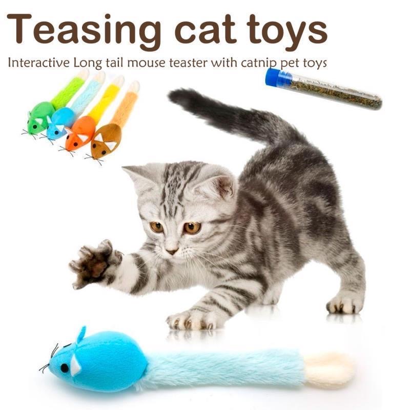 Long Tail Mouse Cat Teaser & Training Toy from MotivePets for pet comfort, care and everyday use