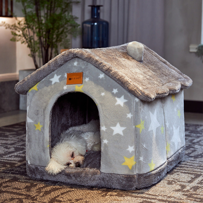 Foldable Enclosed Pet House & Villa Bed from MotivePets for pet comfort, care and everyday use