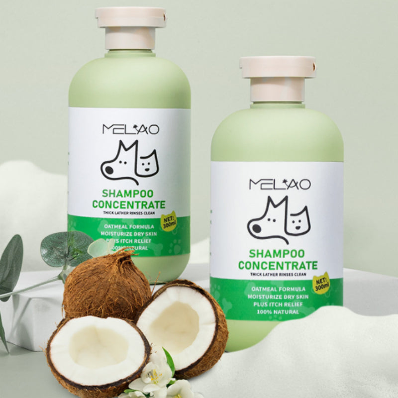 Gentle Oat Pet Shampoo for Dogs & Cats from MotivePets for pet comfort, care and everyday use