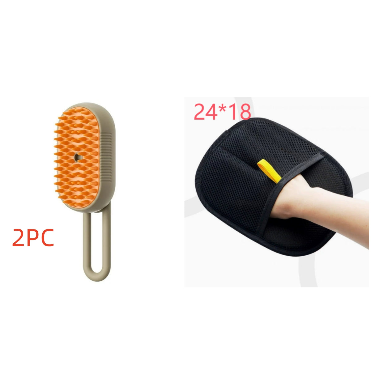 3-in-1 Electric Steamy Pet Brush from MotivePets for pet comfort, care and everyday use