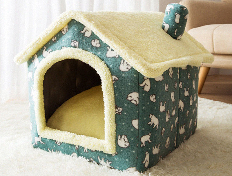 Foldable Enclosed Pet House & Villa Bed from MotivePets for pet comfort, care and everyday use