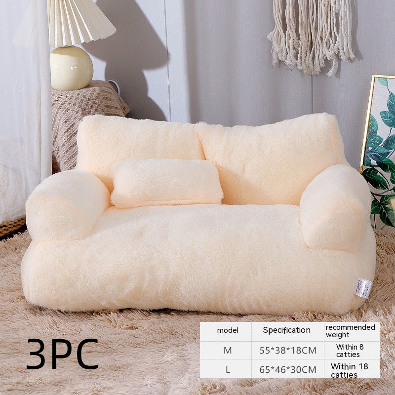 Luxury Plush Pet Sofa Bed from MotivePets for pet comfort, care and everyday use