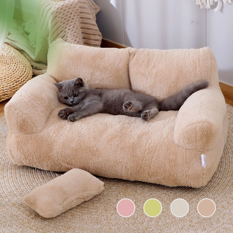 Luxury Plush Pet Sofa Bed from MotivePets for pet comfort, care and everyday use