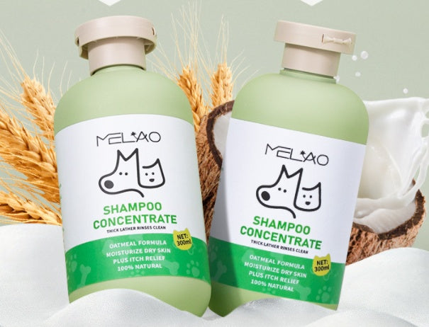 Gentle Oat Pet Shampoo for Dogs & Cats from MotivePets for pet comfort, care and everyday use