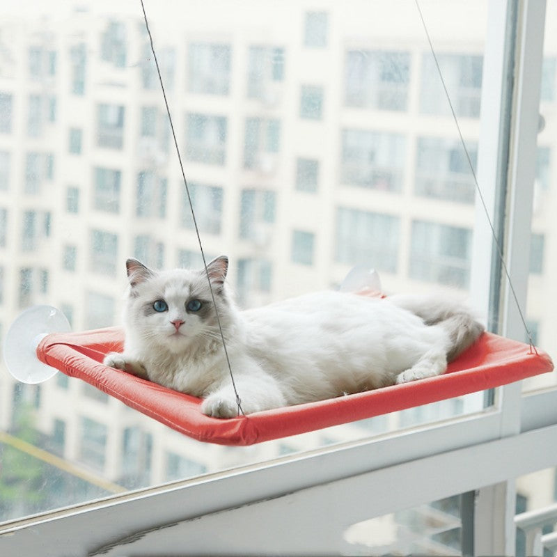 Foldable Suction Cup Window Cat Hammock from MotivePets for pet comfort, care and everyday use