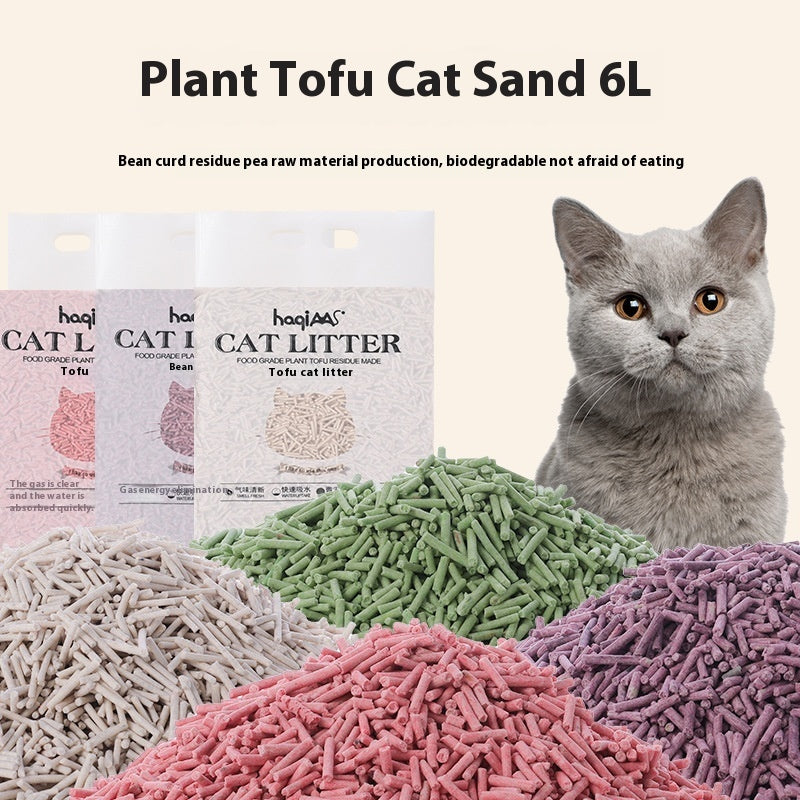 Original Tofu Cat Litter 6L Green Tea Mixed Plant from MotivePets for pet comfort, care and everyday use