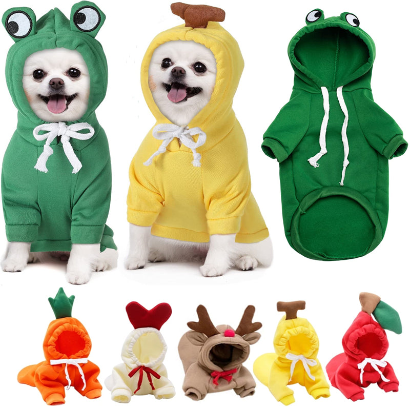 Cute Fruit Fleece Dog Hoodies from MotivePets for pet comfort, care and everyday use