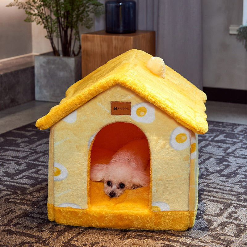 Foldable Enclosed Pet House & Villa Bed from MotivePets for pet comfort, care and everyday use