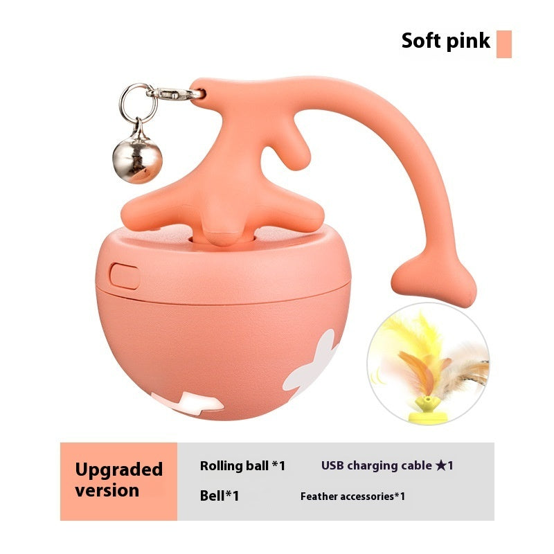 Rechargeable Smart Rolling Cat Toy Ball from MotivePets for pet comfort, care and everyday use