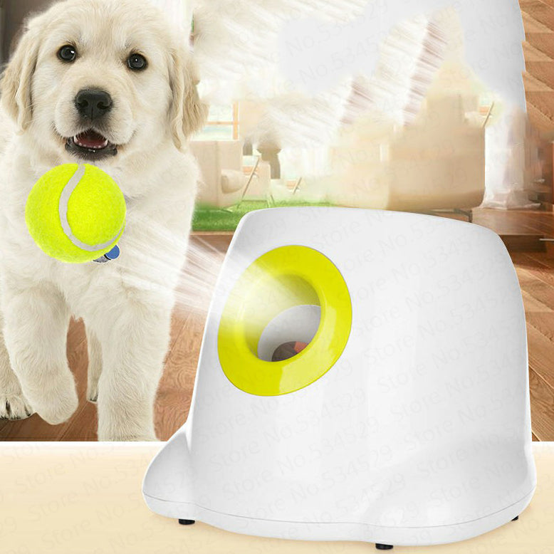 Dog Pet Automatic Interactive Ball Launcher from MotivePets for pet comfort, care and everyday use