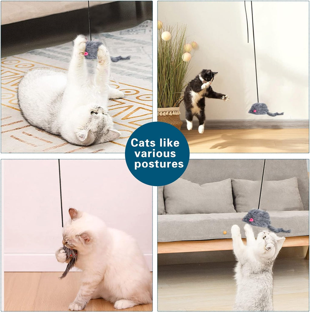 Hanging Interactive Cat Feather Toy from MotivePets for pet comfort, care and everyday use