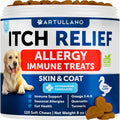 Artullano Itch Relief Allergy Immune Treats from MotivePets for pet comfort, care and everyday use