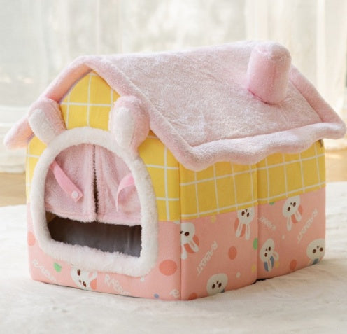Foldable Enclosed Pet House & Villa Bed from MotivePets for pet comfort, care and everyday use