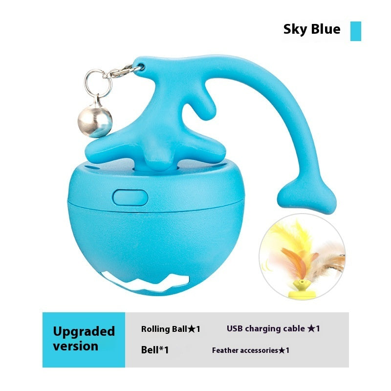 Rechargeable Smart Rolling Cat Toy Ball from MotivePets for pet comfort, care and everyday use