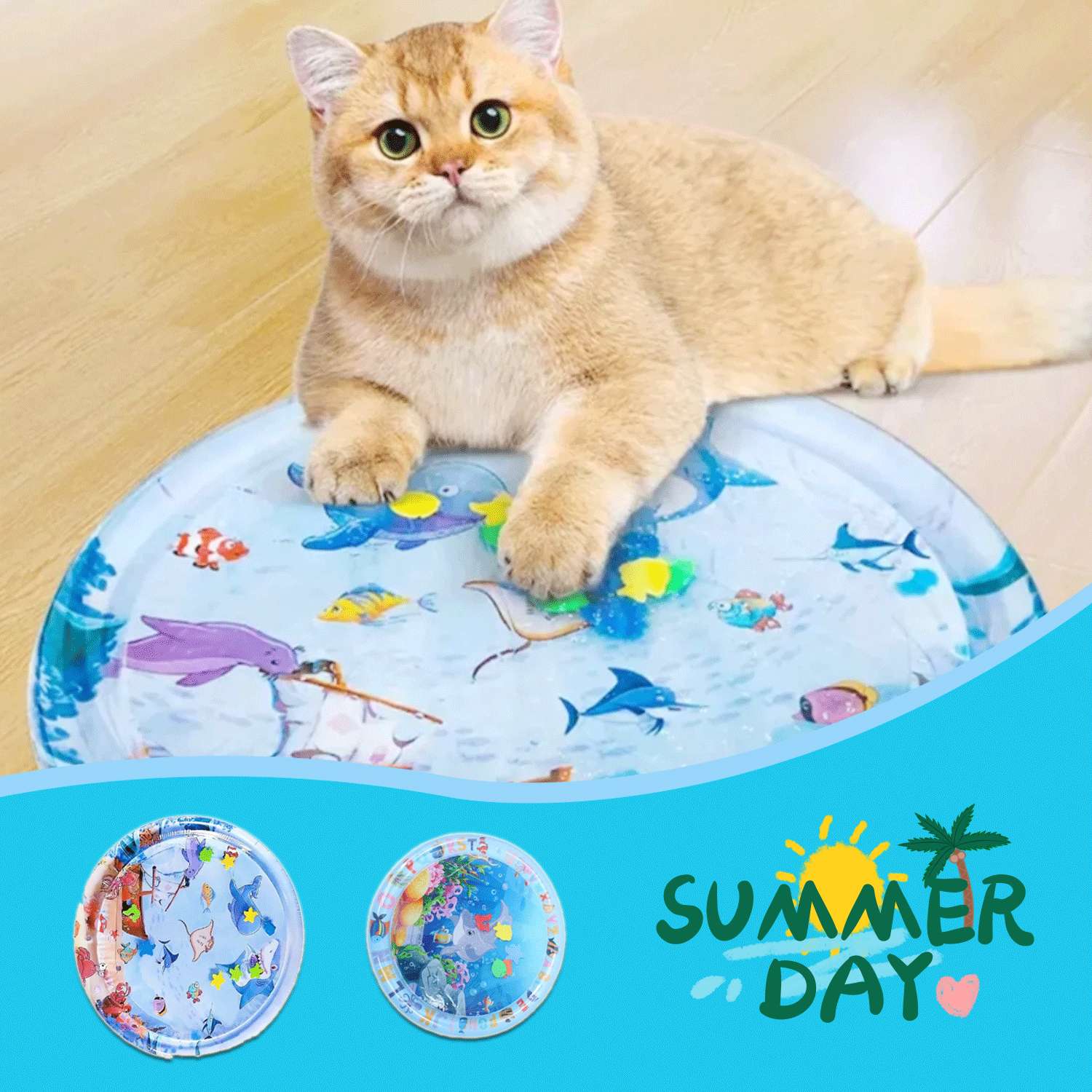 Summer Cooling Pet Water Bed Cushion from MotivePets for pet comfort, care and everyday use