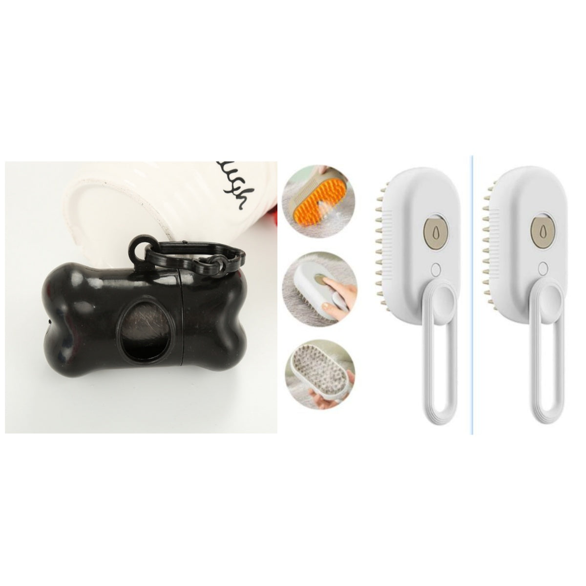3-in-1 Electric Steamy Pet Brush from MotivePets for pet comfort, care and everyday use