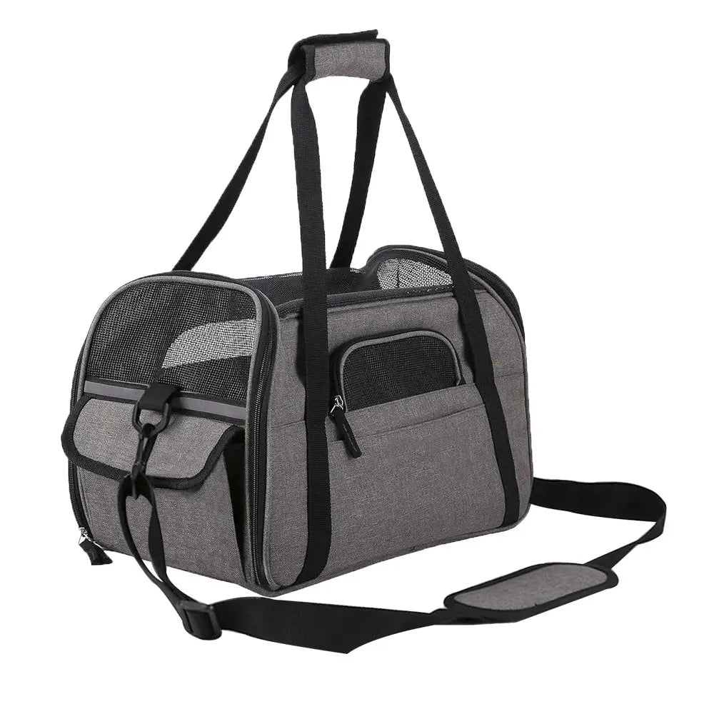 Portable Cat Carrier - Soft-Sided, Breathable Travel Bag for Cats & Small Dogs from MotivePets for pet comfort, care and everyday use