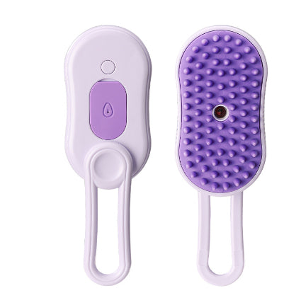 3-in-1 Electric Steamy Pet Brush from MotivePets for pet comfort, care and everyday use