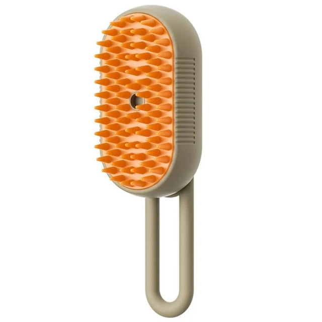 3-in-1 Electric Steamy Pet Brush from MotivePets for pet comfort, care and everyday use